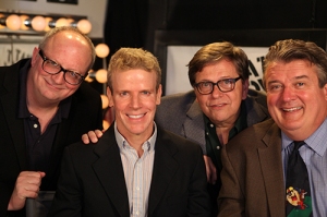 Stella Adler Executive Director and faculty interviewed on Actors E Chat (from left: Tim McNeil, John Jack Rodgers, Milton Justice and Kurt Kelly)